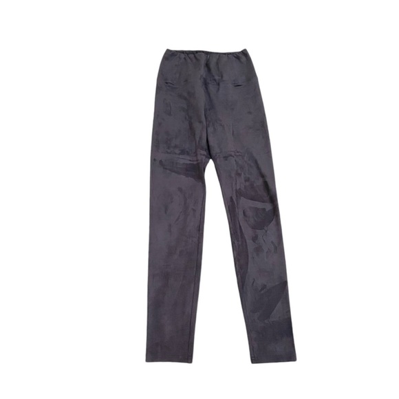 Aritzia Wilfred Free Daria faux vegan suede high waisted pull on leggings medium - Picture 2 of 6